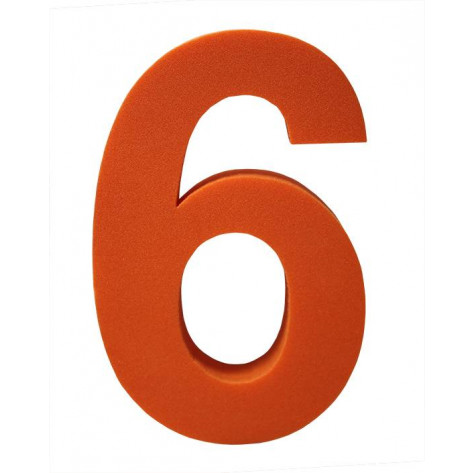 Mini tapiz Numeros Numero 7 Naranja