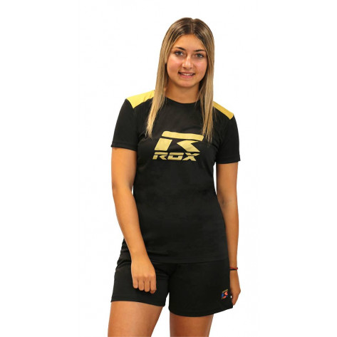 Camiseta Rox R-Place Niña - Negro/Oro8 años