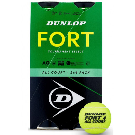 Pelotas Tenis Dunlop FORT ALL COURT TS x8