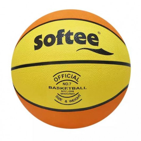 Balón Baloncesto Softee Nylon Amarillo Naranja