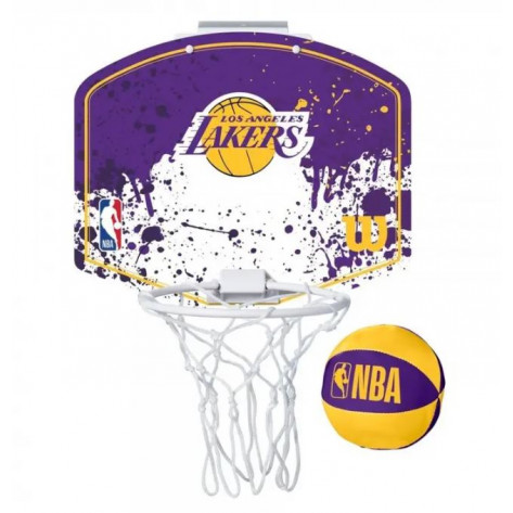 Mini Tablero Baloncesto Wilson NBA Los Angeles Lakers