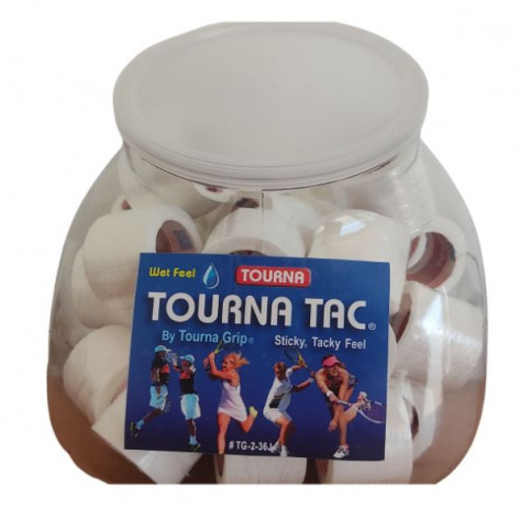 Overgrips TOURNA TAC XL Tarro 36u Blanco