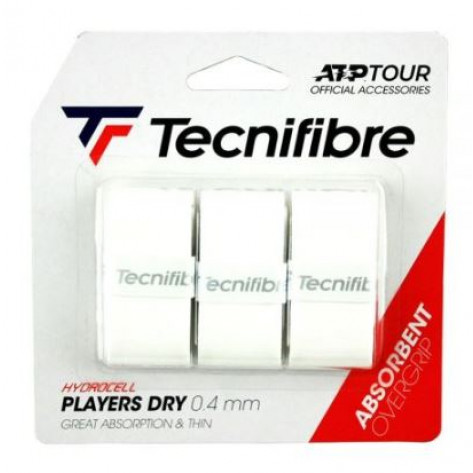 Overgrips Tecnifibre Players Dry 1x3 Blanco
