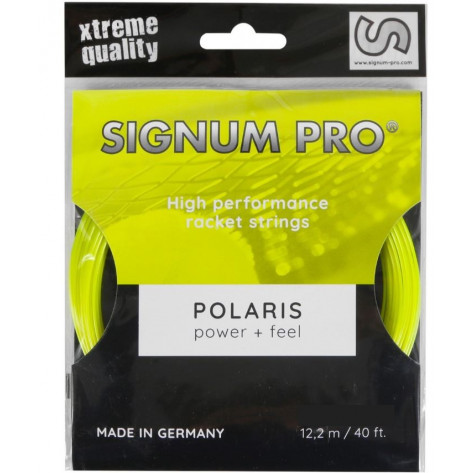 Cordaje Tenis Signum Pro Polaris Set 12m Amarillo