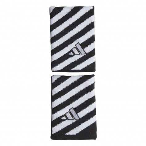 Muñequeras adidas Tennis Stripes Blanco/Negro