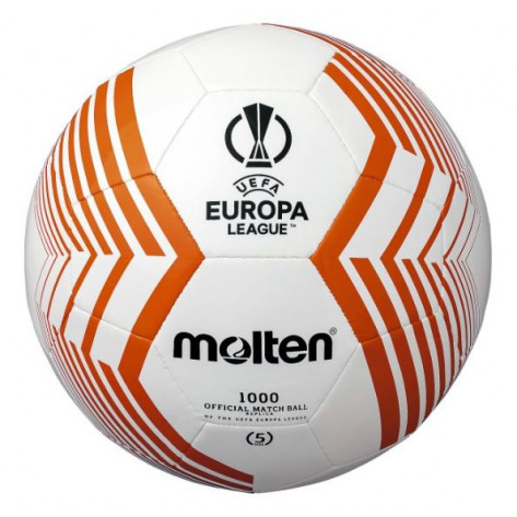 Balón Fútbol Molten F5U1000-G23 Blanco Naranja Talla 5