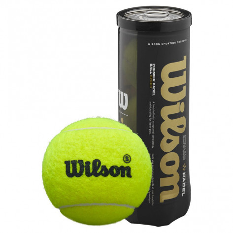 Pelotas Padel Wilson Premier Padel Speed Bote de 3 Pelotas