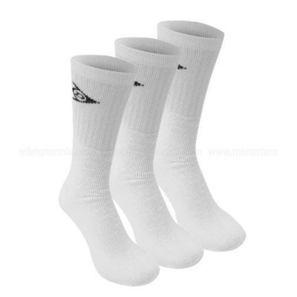 Dunlop Calcetines Crew Blancos 3 Talla 41-46 | SPORT AND TREND