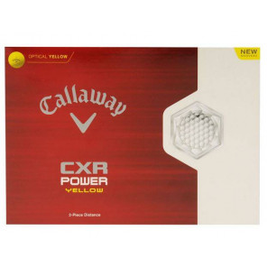Bola de Golf Callaway CXR Power Amarillo 12 Pack