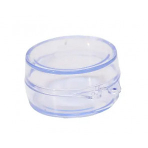Caja Plástico Transparente 5 cm diametro