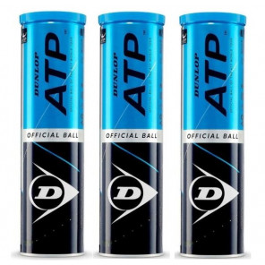 Pelotas Tenis Dunlop ATP OFFICIAL Pack 3x4