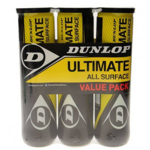 Pelotas Tenis Dunlop Ultimate Tripack x12