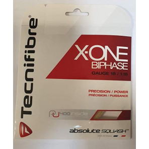 Cordaje Squash Tecnifibre X-ONE BIPHASE Set 12 m 1.18mm Natural