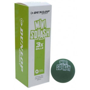 Bolas Mini Squash Dunlop x3 Competicion 40mm
