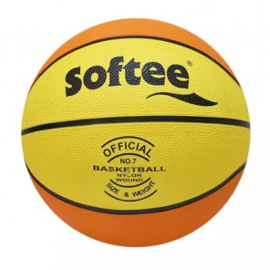 Balón Baloncesto Softee Nylon Amarillo Naranja