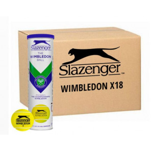 Pelotas Tenis Slazenger WIMBLEDON x72 (18x4)