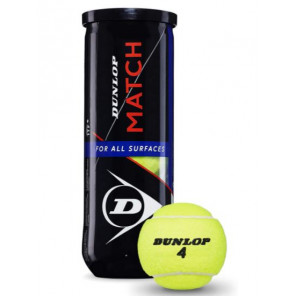 Pelotas Tenis Dunlop TB MATCH 1x3 bolas