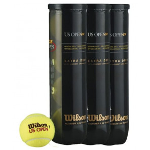 Pelotas Tenis Wilson US Open 4B 3 botes de 4 pelotas