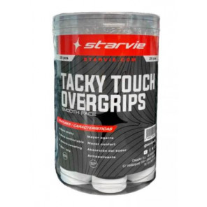 Overgrips Padel Starvie Premier Soft Tacky Touch 25u Blanco