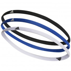 Cinta Running adidas 3pp Headband Azul Negro Blanco