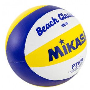 Balón Voley Playa Mikasa VXL30 Amarillo Azul Talla 5