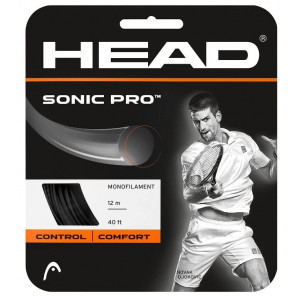Cordaje Tenis Head Sonic Pro Set 12m Negro