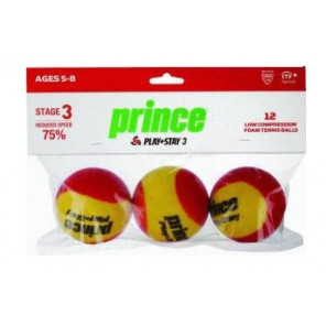 Pelotas Tenis Prince Stage 3 Pack 3 pelotas