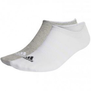 Calcetines adidas Sportswear Invisibles 3u Blanco/Negro/Gris
