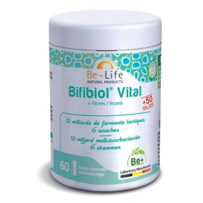 Complemto Alimenticio Be-Life Bifibiol Vital fibras 60 cápsulas.