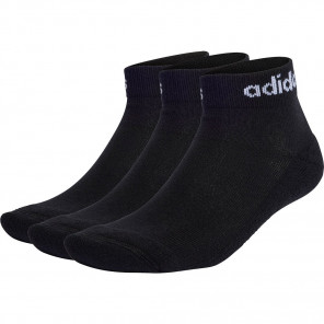 Calcetines adidas Cushioned Linear Ankle 3u Negro