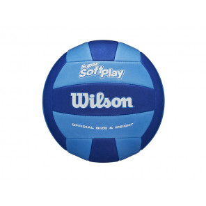Balón Voleibol Wilson Super Soft Play Azul