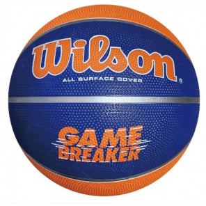 Balón Baloncesto Wilson Game Breaker Azul Naranja Talla 7