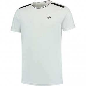 Camiseta Dunlop Club Crew Hombre Blanco/Negro