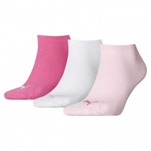 Calcetines Puma Unisex Sneaker Pack 3 Pares Rosa Lady