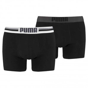 Boxer Puma Everyday Placed Logo Boxer 2 Pares Negro
