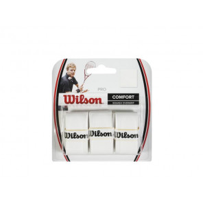 Overgrips Wilson Squash Pro Overgrip 3 Unidades Blanco