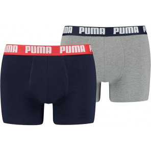 Boxer Puma Basic Boxer 2 Pares Azul/Gris