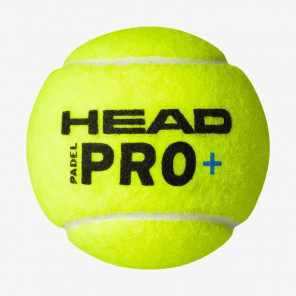 Pelotas Pádel Head Pádel Pro+ Bote de 3 Pelotas