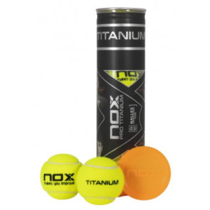 Paddle Balls Nox Pro Titanium 4 Ball Canister
