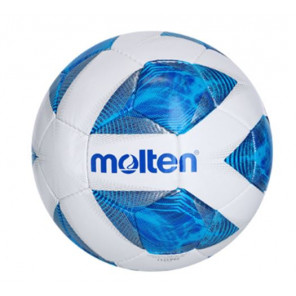 Ballon de football Molten F4A1711 Blanc Bleu Taille 4