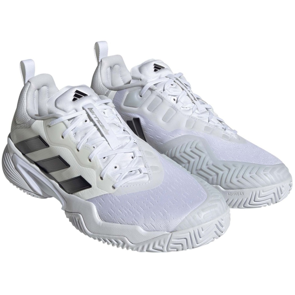 Zapatillas adidas Barricade FMT Hombre Blanco/Negro imagen2