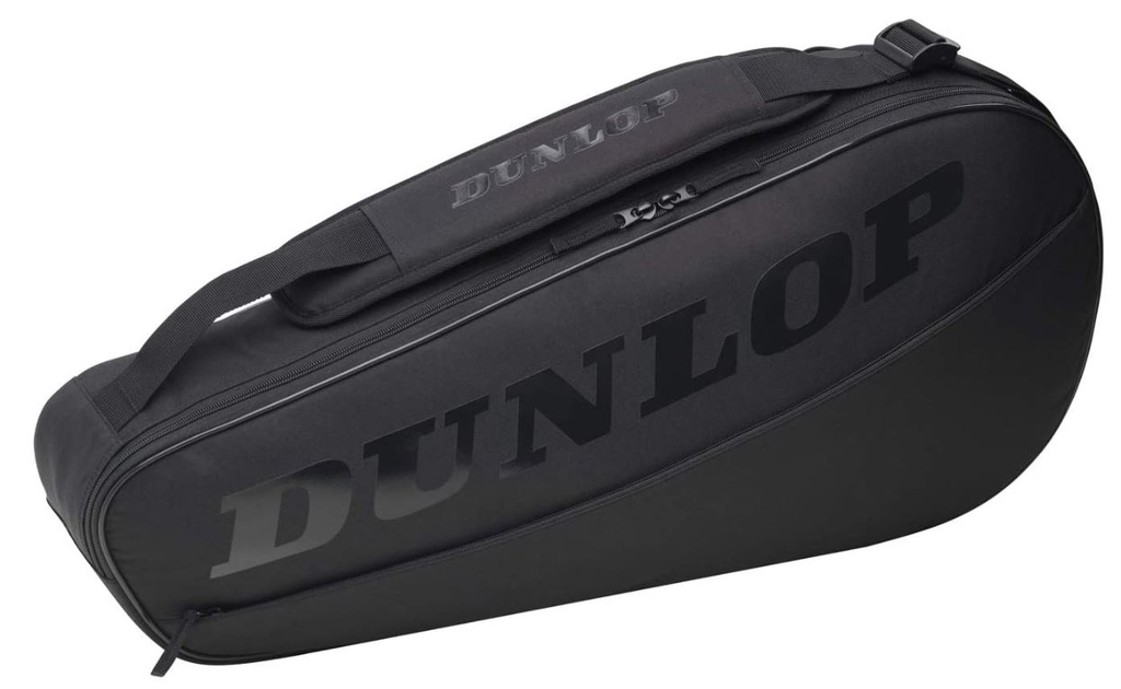 Raquetero Tenis Dunlop CX Club 3 Raquetas Negro