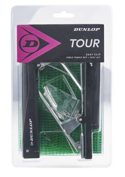 Set Red y Poste de Tenis Mesa Dunlop Tour