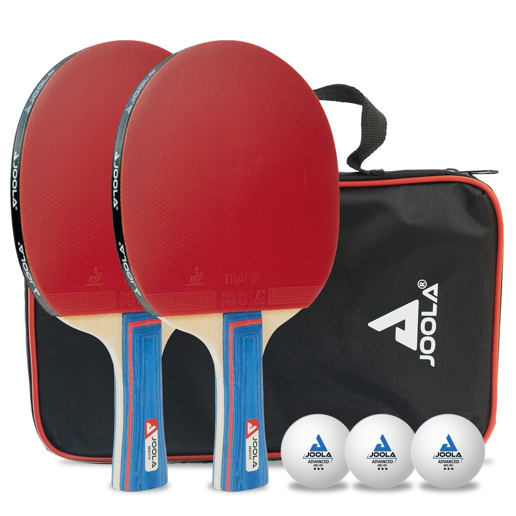 Set Tenis Mesa Joola Match Duo 2 Palas + 3 Pelotas + Bolsa