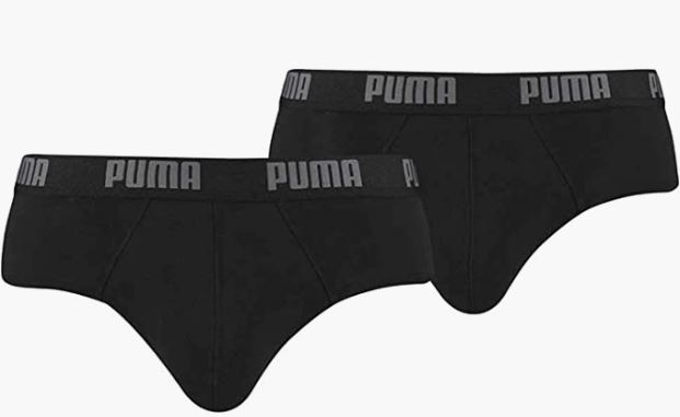 Slip Puma Basic Brief pack 2u Negro