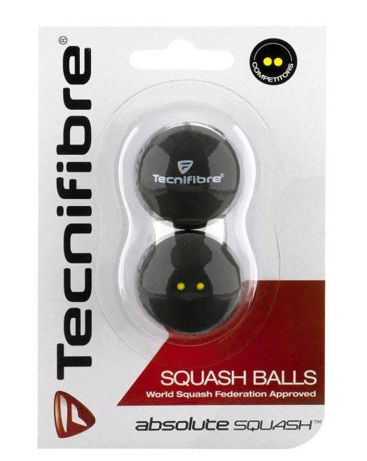 Bolas Squash Tecnifibre Blíster 2 bolas