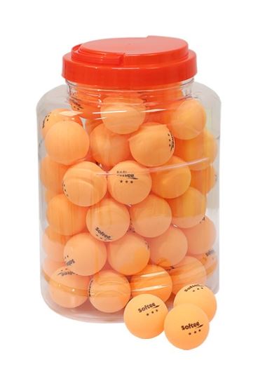 Pelotas Ping Pong Softee PVC Tarro 60 Pelotas Naranja