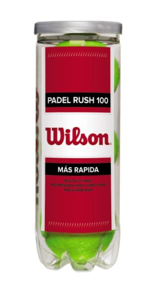 Pelotas Pádel Wilson RUSH 100 B3 1 Bote de pelotas 