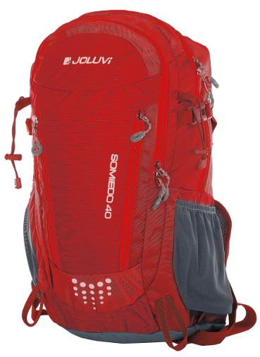 Mochila Montaña Joluvi Somiedo 40L Rojo