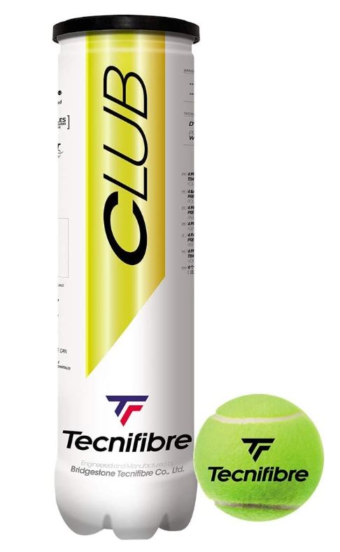 Pelotas Tenis Tecnifibre CLUB B4 1 Bote de 4 pelotas